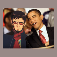 Gendo Ikari And Barrack Obama   Hipster Vintage T-shirt | Artistshot