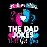 Mens Pink Or Blue The Dad Jokes Will Get You Long Sleeve Baby Bodysuit | Artistshot