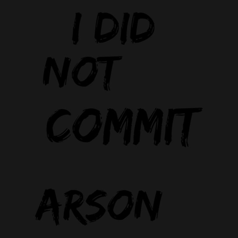 I Did Not Commit Arson    (4) Flannel Shirt | Artistshot