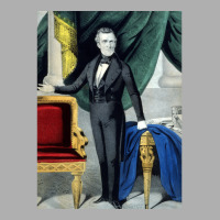 James K Polkpresident Elect Of The United States 1844 Currier Amp Ives Ladies Fitted T-shirt | Artistshot