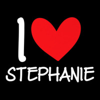 I Love Stephanie Name Personalized Girl Woman Bff Her Heart Pocket T-shirt | Artistshot