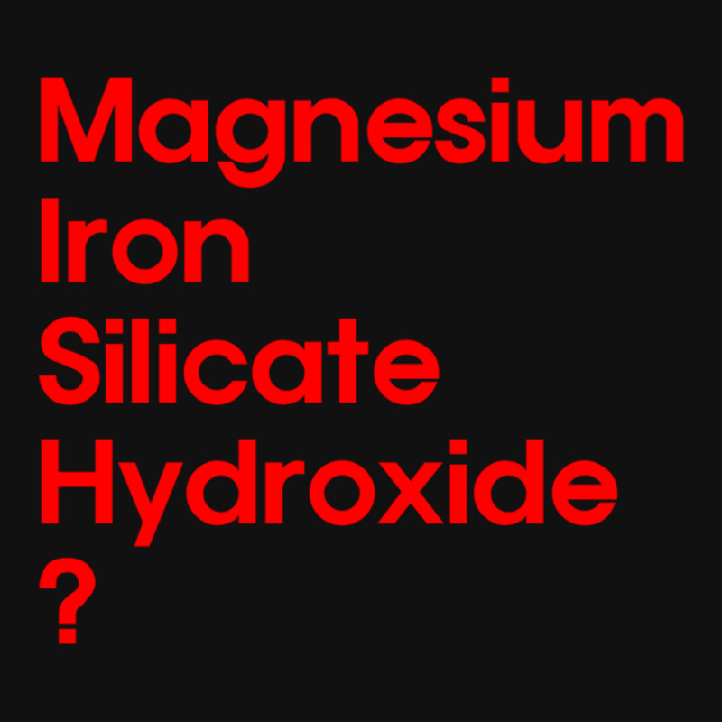 Magnesium Iron Silicate Hydroxide In Red Ornament | Artistshot