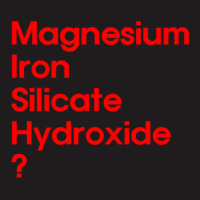 Magnesium Iron Silicate Hydroxide In Red Waist Apron | Artistshot