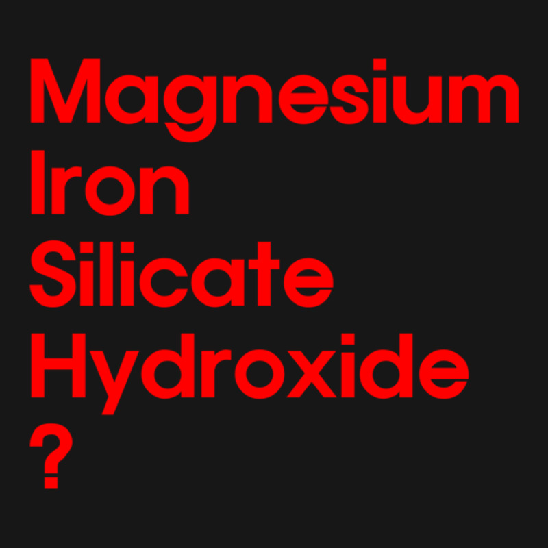 Magnesium Iron Silicate Hydroxide In Red Medium-length Apron | Artistshot