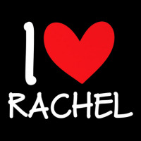 I Love Rachel Name Personalized Girl Woman Bff Friend Heart Men's 3/4 Sleeve Pajama Set | Artistshot