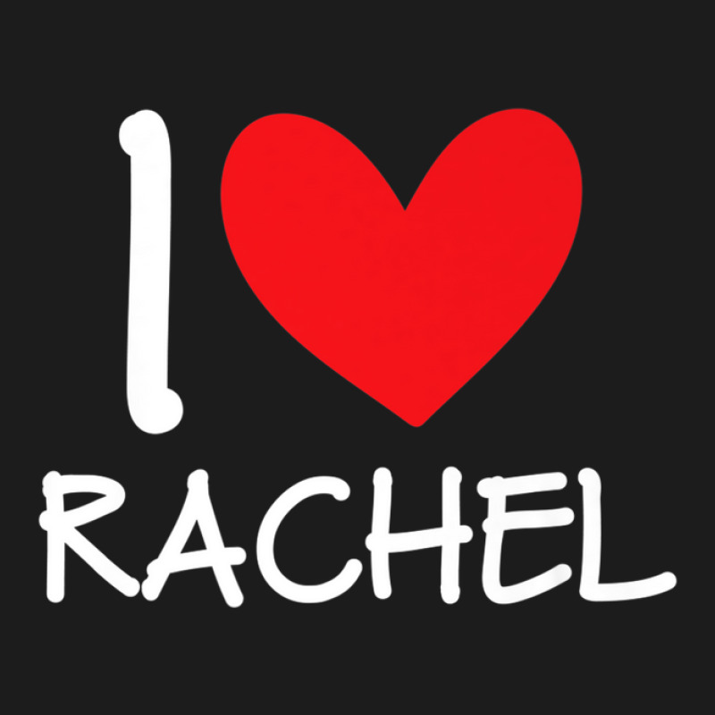 I Love Rachel Name Personalized Girl Woman Bff Friend Heart Hoodie & Jogger Set | Artistshot