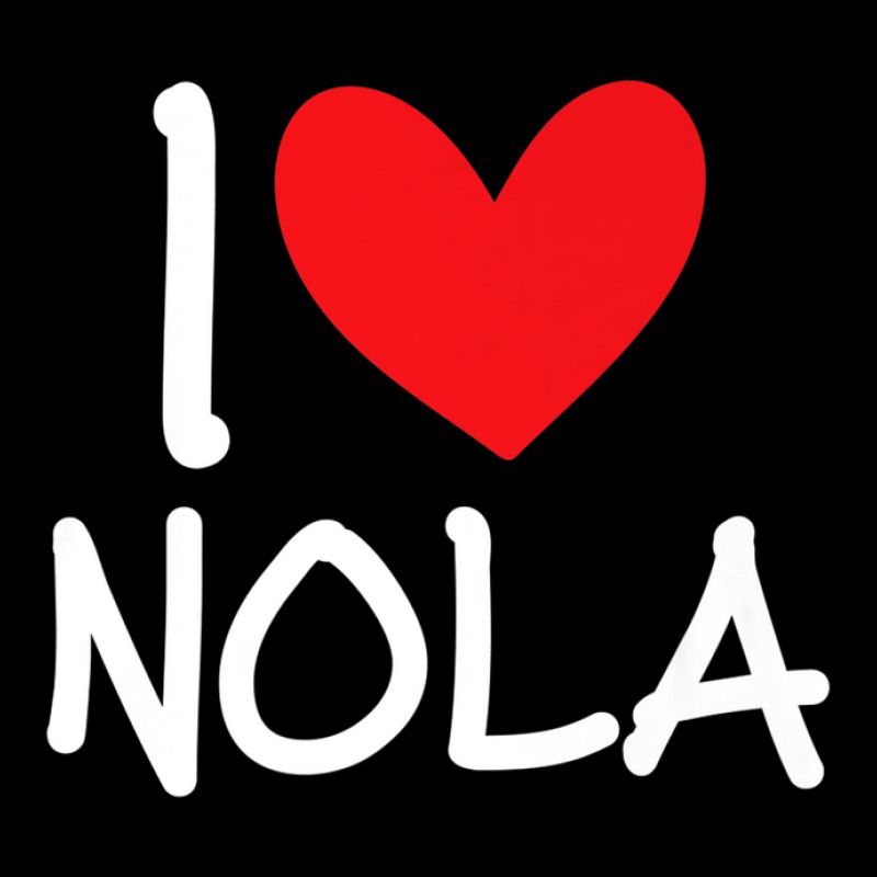 I Love Nola Name Personalized Girl Woman Bff Friend Heart Men's 3/4 Sleeve Pajama Set | Artistshot