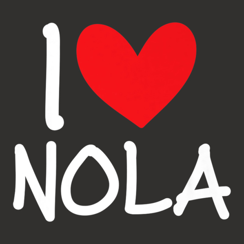 I Love Nola Name Personalized Girl Woman Bff Friend Heart Champion Hoodie | Artistshot