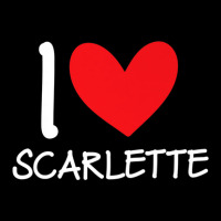 I Love Scarlette Name Personalized Girl Woman Bff Her Heart Long Sleeve Shirts | Artistshot