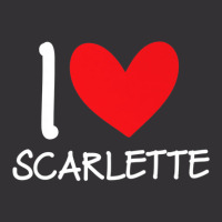 I Love Scarlette Name Personalized Girl Woman Bff Her Heart Vintage Short | Artistshot