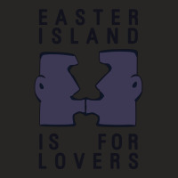 Limited Edition Easter Island Is For Lovers Ladies Fitted T-shirt | Artistshot