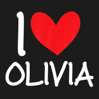 I Love Olivia Name Personalized Girl Woman Bff Friend Heart Hoodie & Jogger Set | Artistshot