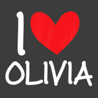 I Love Olivia Name Personalized Girl Woman Bff Friend Heart Men's Polo Shirt | Artistshot