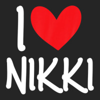 I Love Nikki Name Personalized Girl Woman Bff Friend Heart Unisex Hoodie | Artistshot