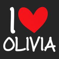 I Love Olivia Name Personalized Girl Woman Bff Friend Heart Unisex Hoodie | Artistshot