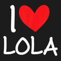 I Love Lola Name Personalized Girl Woman Bff Friend Heart Hoodie & Jogger Set | Artistshot