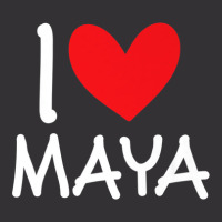 I Love Maya Name Personalized Girl Woman Bff Friend Heart Vintage Short | Artistshot