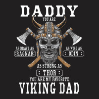 Hot Trend Mens Viking Norse Mythology Husband Best Viking Dad (on Back T-shirt | Artistshot