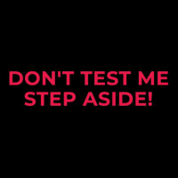 Dont Test Me Step Aside Gift  Tekken 1 Adjustable Cap | Artistshot