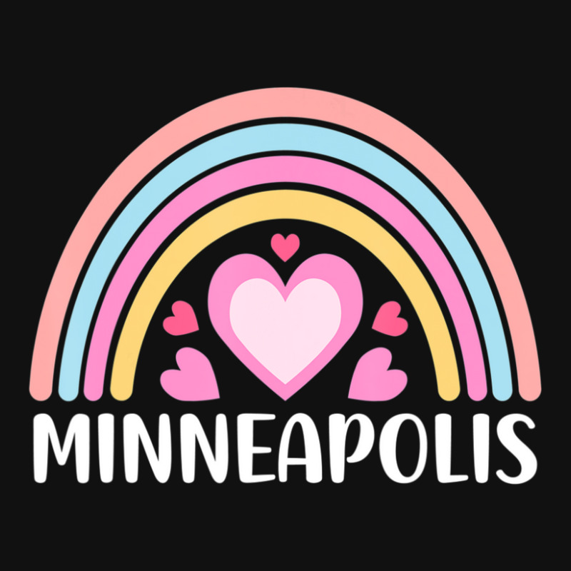 Limited Edition Minneapolis Minnesota Rainbow Graphic T-shirt | Artistshot