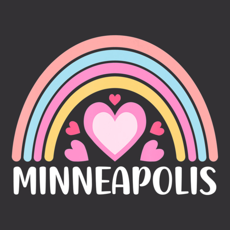 Limited Edition Minneapolis Minnesota Rainbow Vintage Hoodie | Artistshot