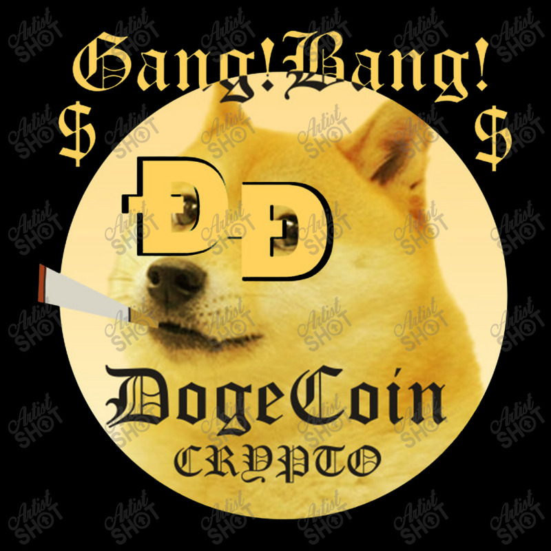 Dogecoin Crypto Gang! Bang! Adjustable Cap | Artistshot