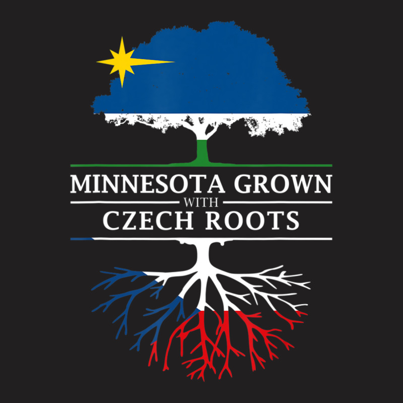 Trending Minnesota Grown With Czech Roots Czech Republic T-shirt | Artistshot