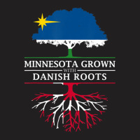 Limited Edition Minnesota Grown With Danish Roots Denmark T-shirt | Artistshot