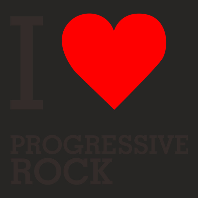 I Love Progressive Rock Ladies Fitted T-Shirt by DannyJones | Artistshot