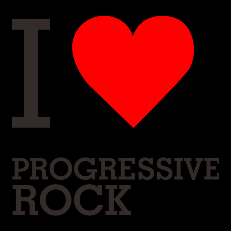 I Love Progressive Rock Cropped Hoodie by DannyJones | Artistshot