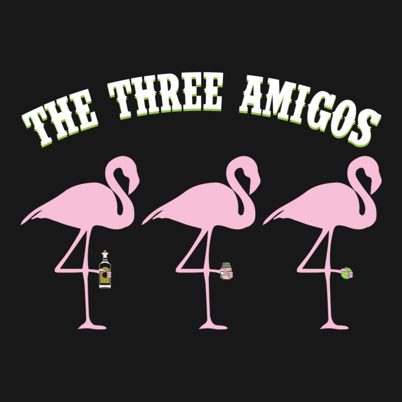 The Three Amigos Flamingos With Tequila Salt Lime T-shirt Flannel Shirt | Artistshot