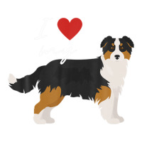 I Love My Black & Tan Australian Shepherd Dog Lover Long Sleeve Shirts | Artistshot