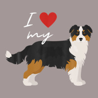 I Love My Black & Tan Australian Shepherd Dog Lover Vintage Short | Artistshot