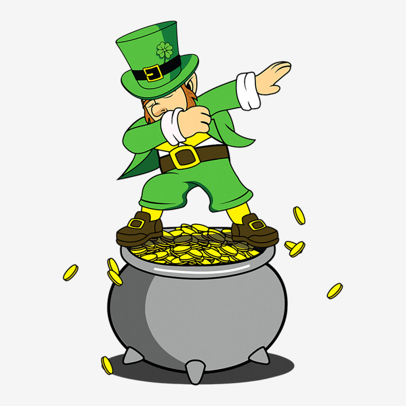 Gold Pot Dabbing Leprechaun  St Patricks Day Boys Men Adjustable Cap by Bradley | Artistshot