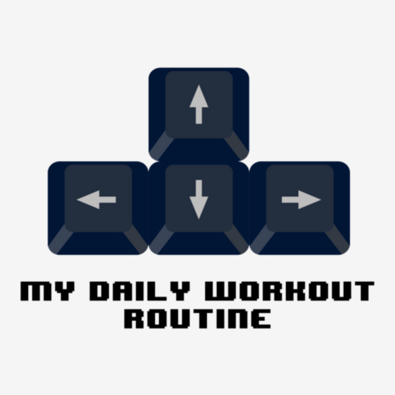 My Daily Workout Routine Keyboard Meme Magic Mug By Aikhangawade ...