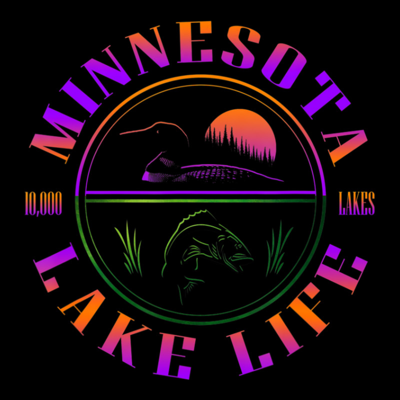 Hot Trend Minnesota Lake Life With Loon, Walleye, And Sunset Maternity Scoop Neck T-shirt by Sizemore Adame | Artistshot