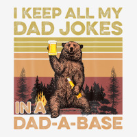 Fathers Day Dad Bod I Keep All My Dad Jokes In A Dad-a-base Adjustable Cap | Artistshot