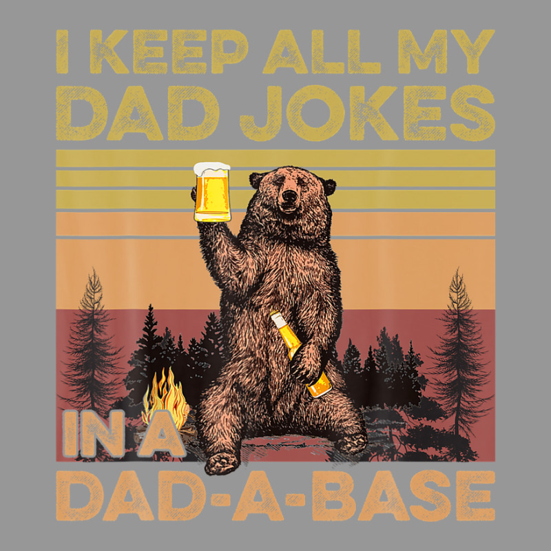 Fathers Day Dad Bod I Keep All My Dad Jokes In A Dad-a-base Women's V-Neck T-Shirt by areiasmernelz | Artistshot