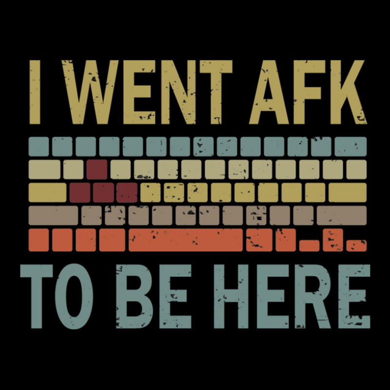 Away From Keyboard Funny Gift For A Pc Gamer I Went Afk To Be Here V-neck Tee | Artistshot