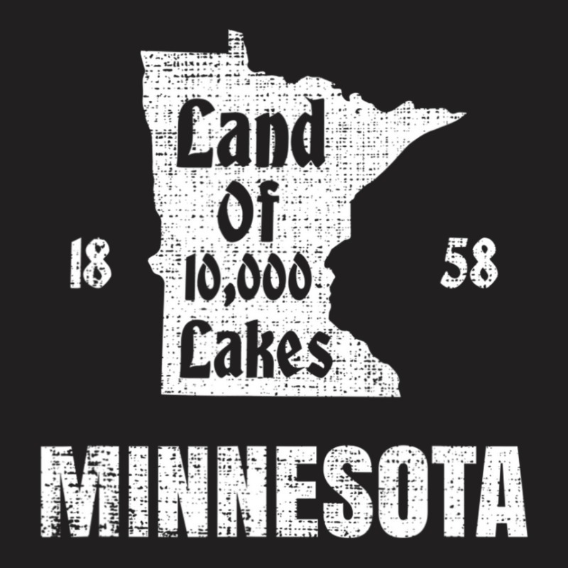 Limited Edition Minnesota Land Of 10000 Lakes State Souvenir T-shirt | Artistshot