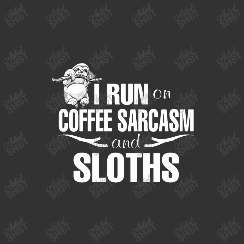 I Run On Coffee Sarcasm   Sloths Baby Bodysuit by hoainv | Artistshot