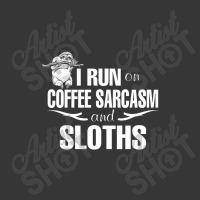 I Run On Coffee Sarcasm   Sloths Toddler Hoodie | Artistshot