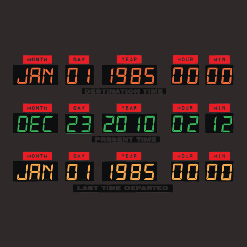 Back To The Future Delorean Time Travel Console Racerback Tank by LakeshaHughlett | Artistshot