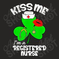 Funny Shamrock Im A Registered Nurse St Patricks Day Lucky Ladies Fitted T-shirt | Artistshot