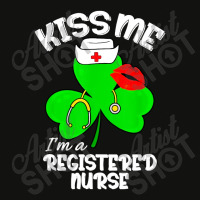 Funny Shamrock Im A Registered Nurse St Patricks Day Lucky Scorecard Crop Tee | Artistshot