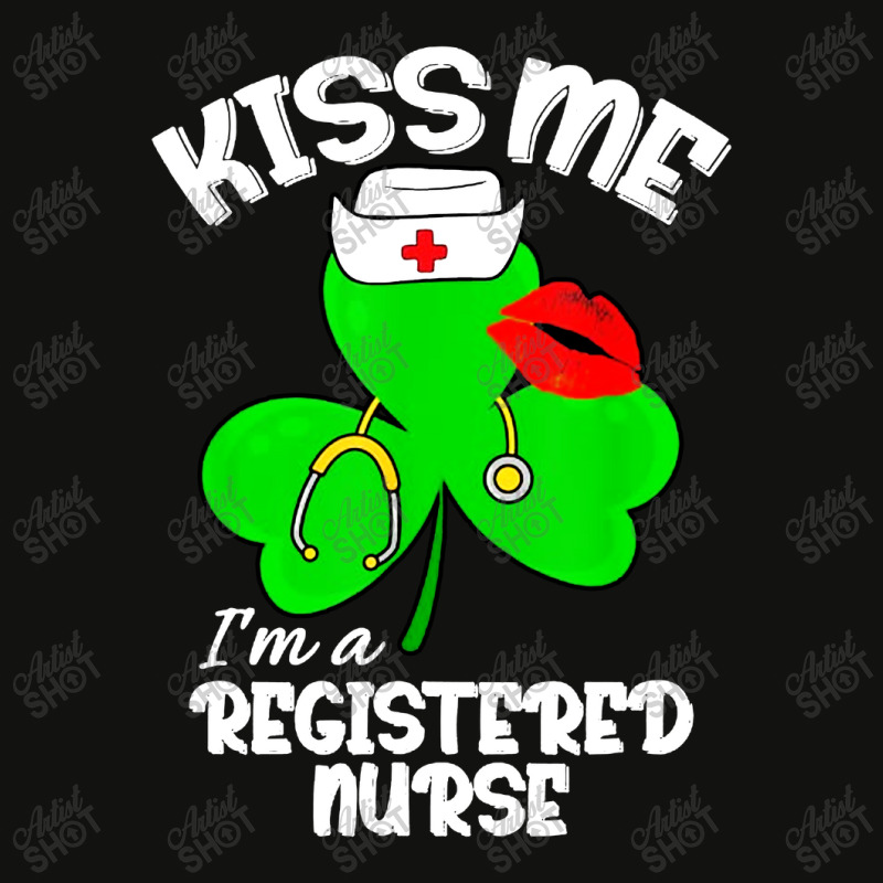 Funny Shamrock Im A Registered Nurse St Patricks Day Lucky Scorecard Crop Tee | Artistshot