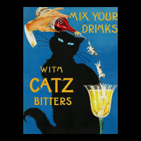 Mix Your Drinks With Catz Cats Bitters Poster Cool Women's V-neck T-shirt | Artistshot