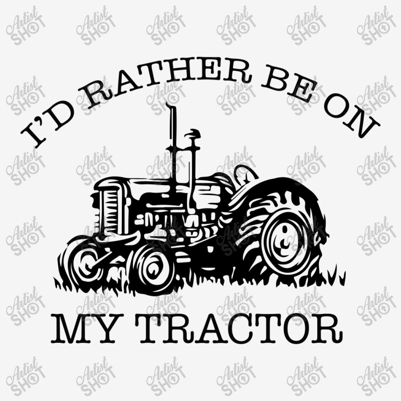 I D Rather Be On My Tractor Pin-back Button | Artistshot