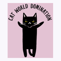 Cat World Domination Poster Hipster Tank Top | Artistshot