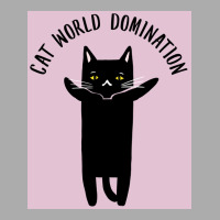 Cat World Domination Poster Hipster Men's T-shirt Pajama Set | Artistshot